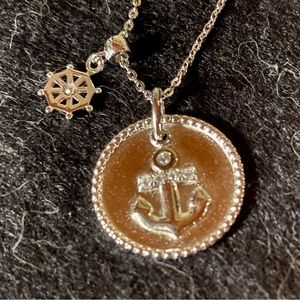 💥HLETY 925 Sterling Silver 20” Necklace - Nautical Inspired💥 NIB